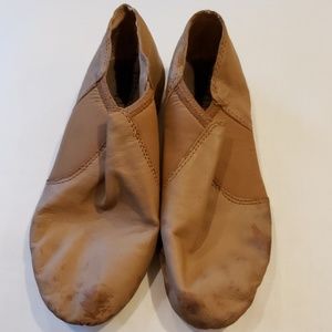 Girls Leather Jazz Shoes
